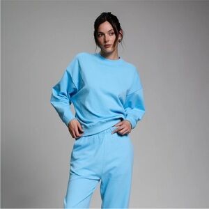 Year Of Ours Light Blue Crewneck Sweatshirt